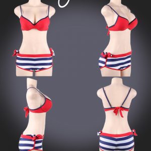 YesX YX964 Bikini 3 Piece Set Red
